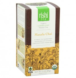 Rishi Tea Organic Loose Leaf Masala Chai  Box  85 grams